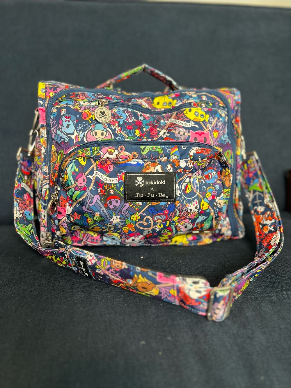 JuJuBe X Tokidoki Sea Punk BFF Diaper Backpack Book Bag - Excellent Condition